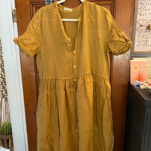 CP Shades x Free People linen dress